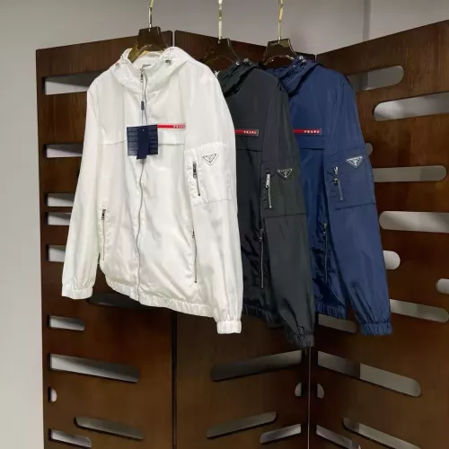 Cheap Prada Jackets Long Sleeved For Men #1323704 Replica Wholesale [$98.00 USD] [ITEM#1323704] on Replica Prada Jackets