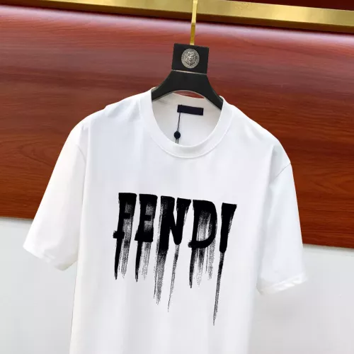 Cheap Fendi T-Shirts Short Sleeved For Unisex #1323741 Replica Wholesale [$42.00 USD] [ITEM#1323741] on Replica Fendi T-Shirts