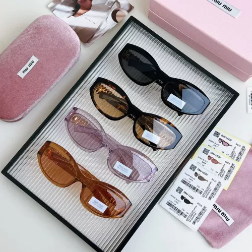 Cheap MIU MIU AAA Quality Sunglasses #1324597 Replica Wholesale [$60.00 USD] [ITEM#1324597] on Replica MIU MIU AAA Sunglasses