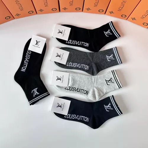 Cheap Louis Vuitton LV Socks #1324631 Replica Wholesale [$27.00 USD] [ITEM#1324631] on Replica Louis Vuitton LV Socks