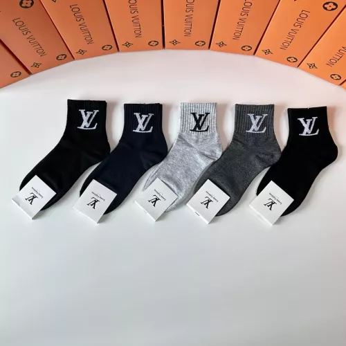 Cheap Louis Vuitton LV Socks #1324634 Replica Wholesale [$27.00 USD] [ITEM#1324634] on Replica Louis Vuitton LV Socks
