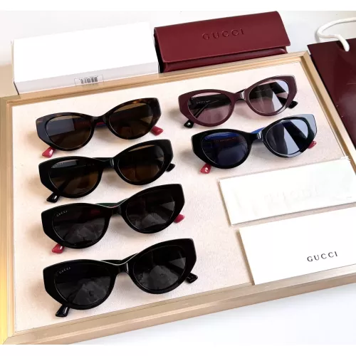 Cheap Gucci AAA Quality Sunglasses #1325098 Replica Wholesale [$60.00 USD] [ITEM#1325098] on Replica Gucci AAA Quality Sunglasses