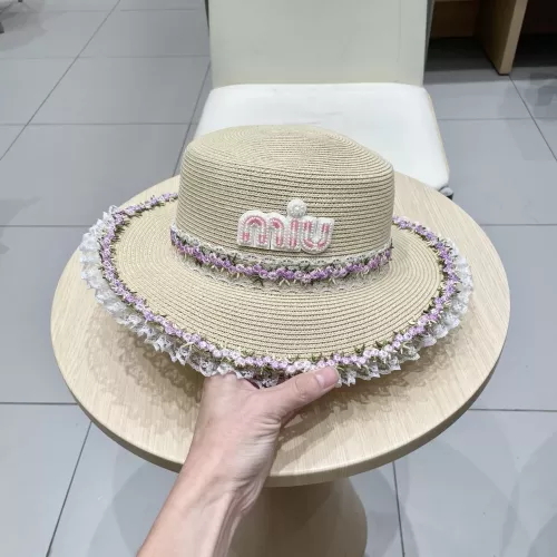 Cheap MIU MIU Caps #1325393 Replica Wholesale [$42.00 USD] [ITEM#1325393] on Replica MIU MIU Caps