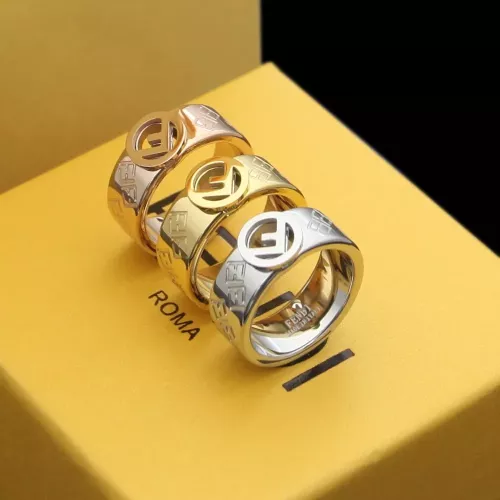 Cheap Fendi Rings In Rose Gold #1326119 Replica Wholesale [$25.00 USD] [ITEM#1326119] on Replica Fendi Rings