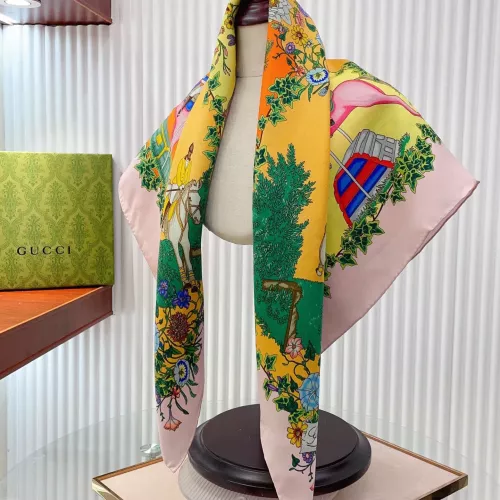 Cheap Gucci Silk Squares #1326215 Replica Wholesale [$64.00 USD] [ITEM#1326215] on Replica Gucci Scarf