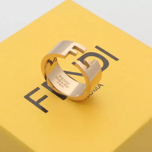 Fendi Rings In Rose Gold #1326227