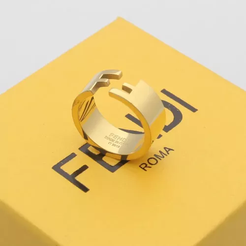 Fendi Rings In Gold #1326228