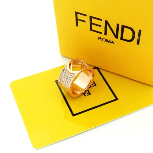 Fendi Rings In Rose Gold #1326230