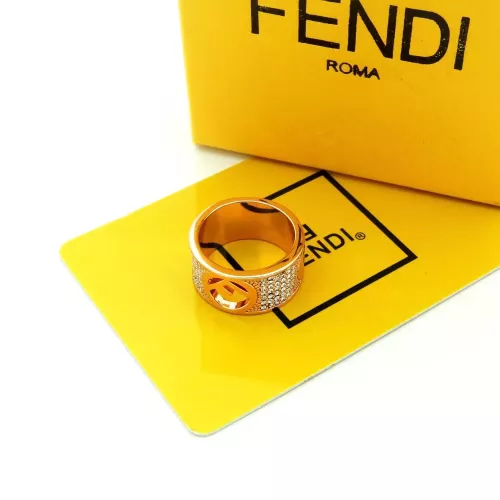Cheap Fendi Rings In Rose Gold #1326230 Replica Wholesale [$25.00 USD] [ITEM#1326230] on Replica Fendi Rings
