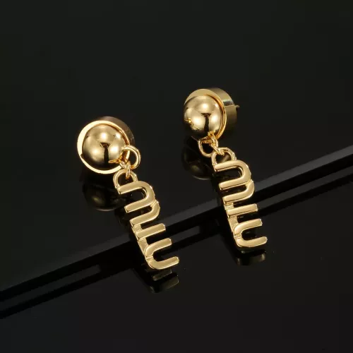 Cheap MIU MIU Earrings For Women #1326380 Replica Wholesale [$25.00 USD] [ITEM#1326380] on Replica MIU MIU Earrings