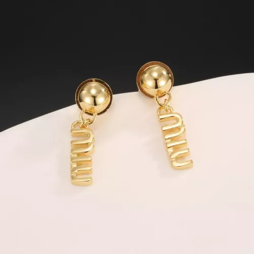 Cheap MIU MIU Earrings For Women #1326380 Replica Wholesale [$25.00 USD] [ITEM#1326380] on Replica MIU MIU Earrings