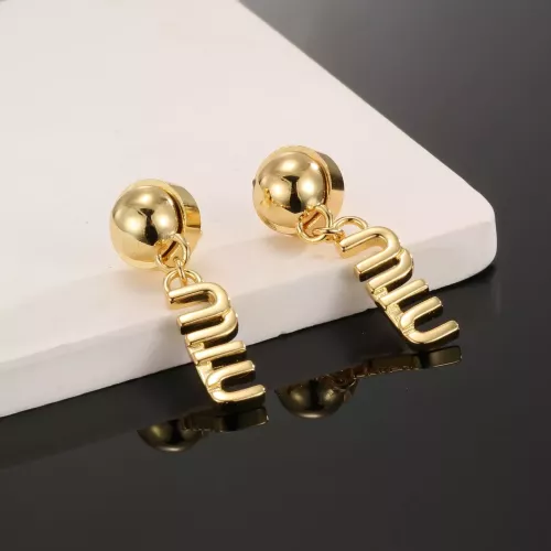 Cheap MIU MIU Earrings For Women #1326380 Replica Wholesale [$25.00 USD] [ITEM#1326380] on Replica MIU MIU Earrings