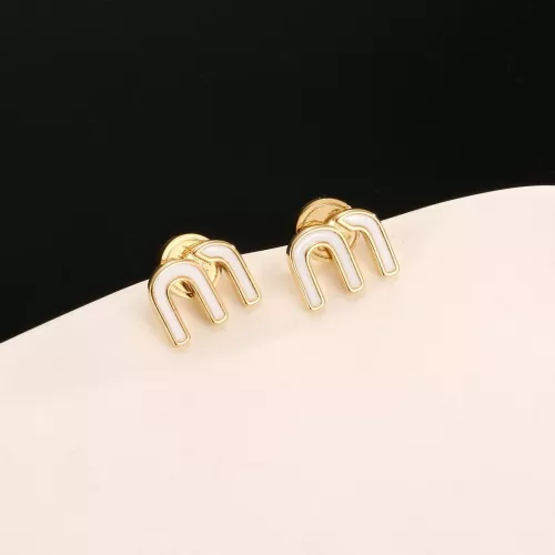 Cheap MIU MIU Earrings For Women #1326389 Replica Wholesale [$25.00 USD] [ITEM#1326389] on Replica MIU MIU Earrings