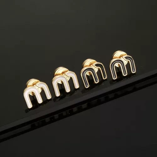Cheap MIU MIU Earrings For Women #1326389 Replica Wholesale [$25.00 USD] [ITEM#1326389] on Replica MIU MIU Earrings