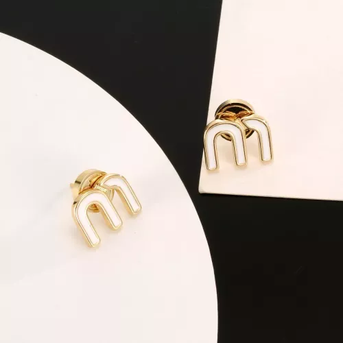 Cheap MIU MIU Earrings For Women #1326389 Replica Wholesale [$25.00 USD] [ITEM#1326389] on Replica MIU MIU Earrings