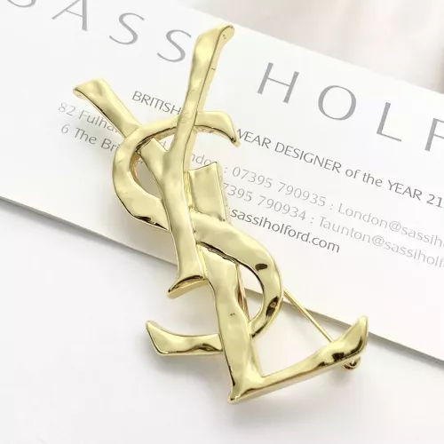 Cheap Yves Saint Laurent Brooches For Women #1326811 Replica Wholesale [$34.00 USD] [ITEM#1326811] on Replica Yves Saint Laurent Brooches