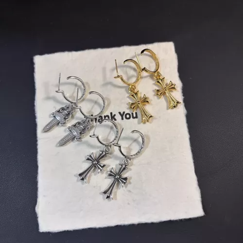 Cheap Chrome Hearts Earrings #1326814 Replica Wholesale [$32.00 USD] [ITEM#1326814] on Replica Chrome Hearts Earrings