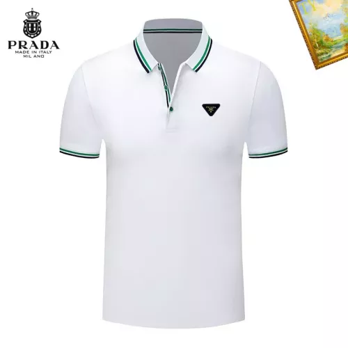 Prada T-Shirts Short Sleeved For Men #1327756