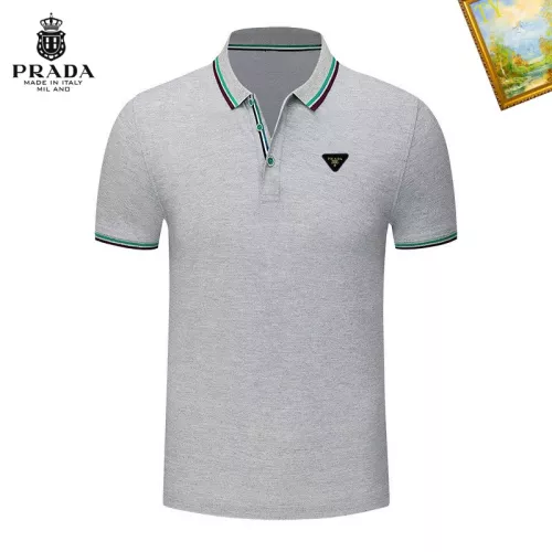 Prada T-Shirts Short Sleeved For Men #1327757