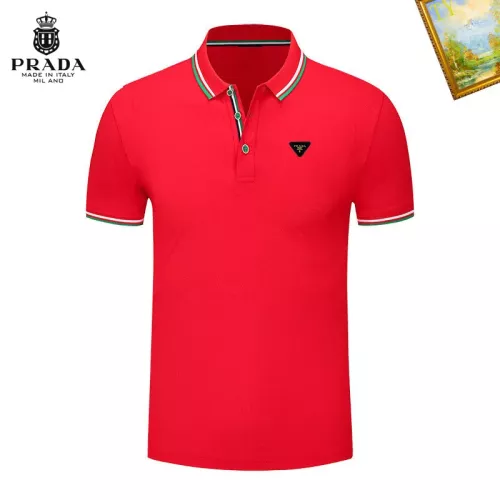 Prada T-Shirts Short Sleeved For Men #1327759