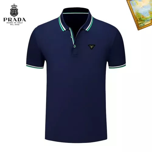 Prada T-Shirts Short Sleeved For Men #1327761