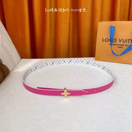 Cheap Louis Vuitton AAA Quality Belts In 2.0cm For Women #1327935 Replica Wholesale [$56.00 USD] [ITEM#1327935] on Replica Louis Vuitton AAA Quality Belts