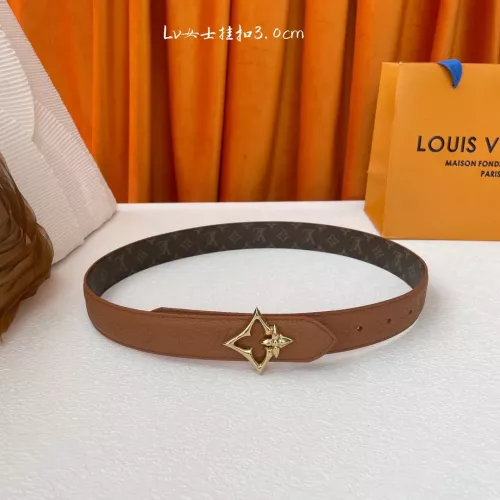 Cheap Louis Vuitton AAA Quality Belts In 3.0cm For Women #1327952 Replica Wholesale [$56.00 USD] [ITEM#1327952] on Replica Louis Vuitton AAA Quality Belts
