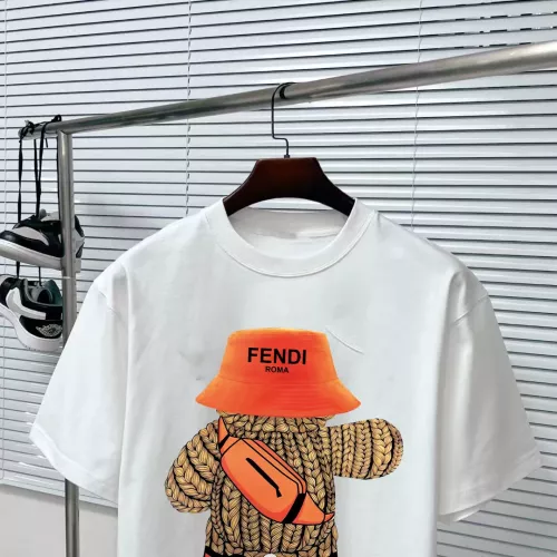 Cheap Fendi T-Shirts Short Sleeved For Unisex #1327974 Replica Wholesale [$34.00 USD] [ITEM#1327974] on Replica Fendi T-Shirts