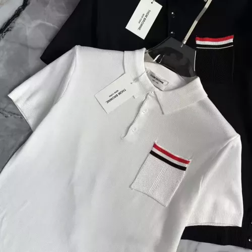 Cheap Thom Browne TB T-Shirts Short Sleeved For Men #1328121 Replica Wholesale [$42.00 USD] [ITEM#1328121] on Replica Thom Browne TB T-Shirts
