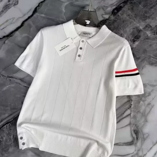 Cheap Thom Browne TB T-Shirts Short Sleeved For Men #1328123 Replica Wholesale [$42.00 USD] [ITEM#1328123] on Replica Thom Browne TB T-Shirts