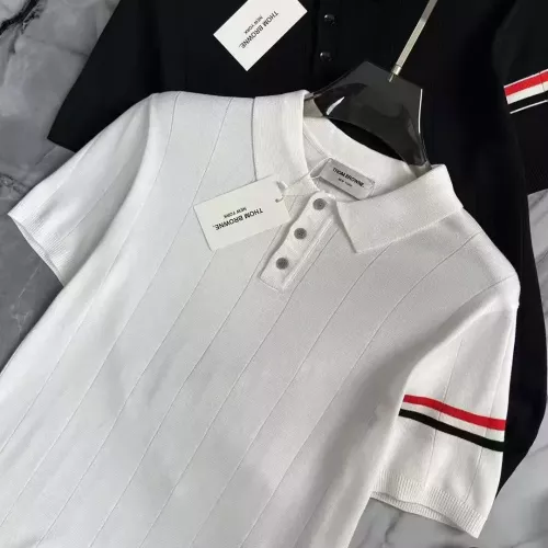 Cheap Thom Browne TB T-Shirts Short Sleeved For Men #1328123 Replica Wholesale [$42.00 USD] [ITEM#1328123] on Replica Thom Browne TB T-Shirts