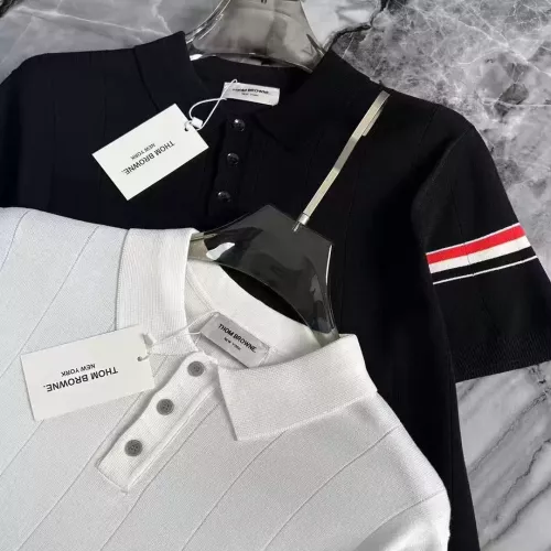 Cheap Thom Browne TB T-Shirts Short Sleeved For Men #1328123 Replica Wholesale [$42.00 USD] [ITEM#1328123] on Replica Thom Browne TB T-Shirts