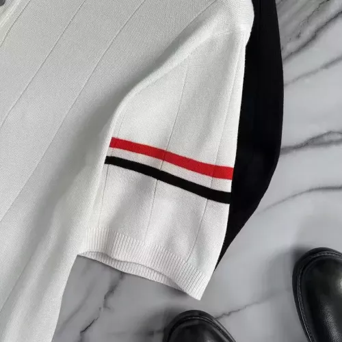 Cheap Thom Browne TB T-Shirts Short Sleeved For Men #1328123 Replica Wholesale [$42.00 USD] [ITEM#1328123] on Replica Thom Browne TB T-Shirts