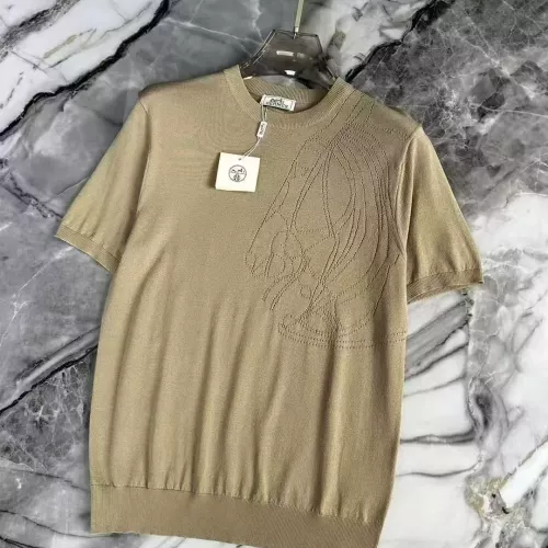 Cheap Hermes T-Shirts Short Sleeved For Men #1328127 Replica Wholesale [$42.00 USD] [ITEM#1328127] on Replica Hermes T-Shirts