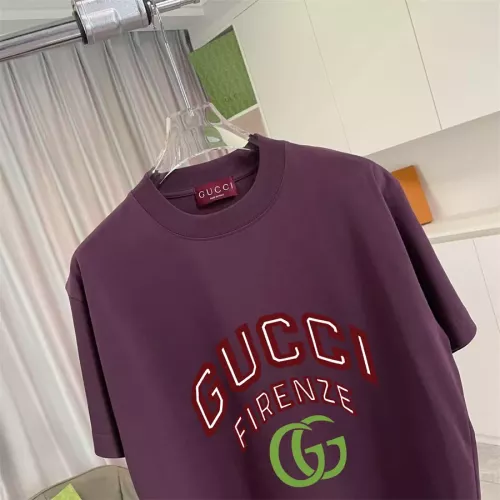Cheap Gucci T-Shirts Short Sleeved For Unisex #1328391 Replica Wholesale [$42.00 USD] [ITEM#1328391] on Replica Gucci T-Shirts