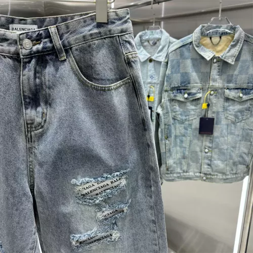 Cheap Balenciaga Jeans For Men #1328489 Replica Wholesale [$64.00 USD] [ITEM#1328489] on Replica Balenciaga Jeans