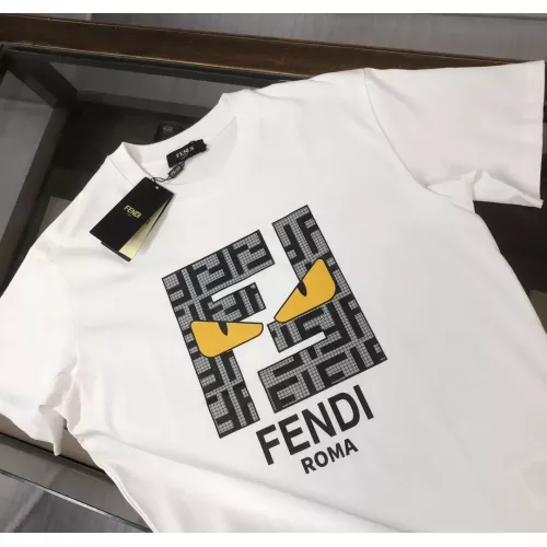 Cheap Fendi T-Shirts Short Sleeved For Men #1328523 Replica Wholesale [$42.00 USD] [ITEM#1328523] on Replica Fendi T-Shirts