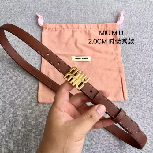 MIU MIU AAA Quality Belts In 2.0cm For Women #1328560