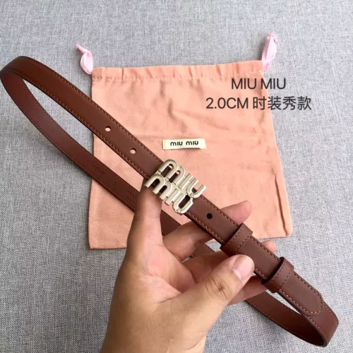 MIU MIU AAA Quality Belts In 2.0cm For Women #1328561
