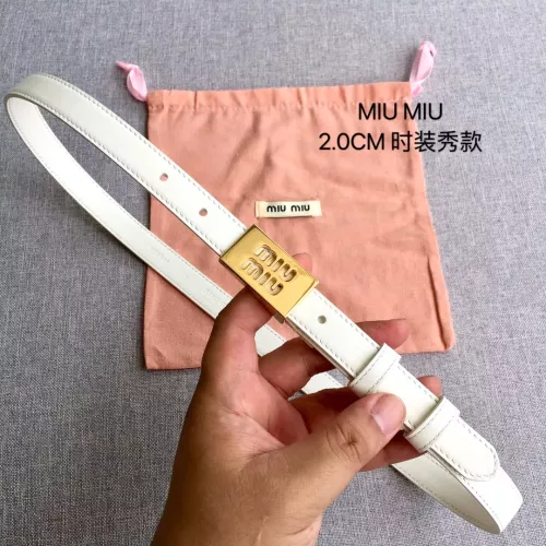 MIU MIU AAA Quality Belts In 2.0cm For Women #1328567