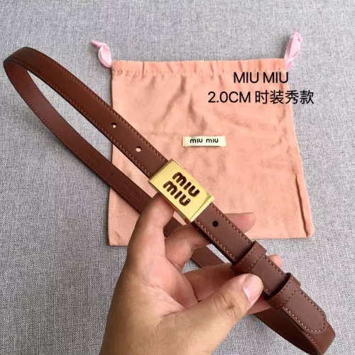 MIU MIU AAA Quality Belts In 2.0cm For Women #1328570