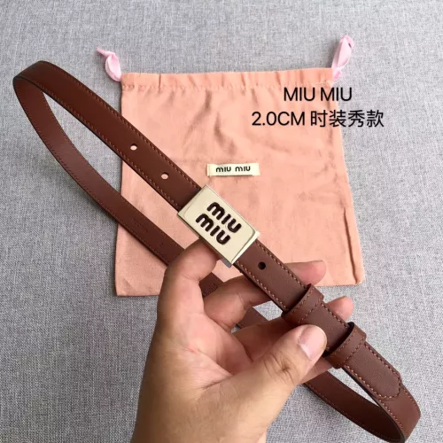 MIU MIU AAA Quality Belts In 2.0cm For Women #1328571