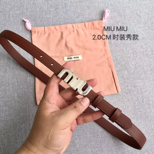 MIU MIU AAA Quality Belts In 2.0cm For Women #1328580