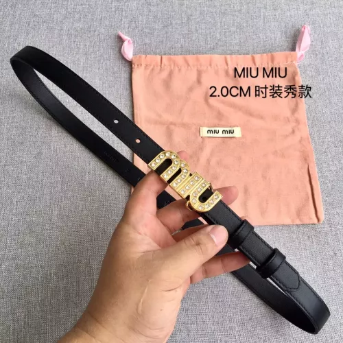 MIU MIU AAA Quality Belts In 2.0cm For Women #1328582