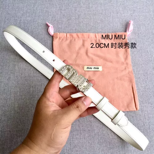 MIU MIU AAA Quality Belts In 2.0cm For Women #1328586