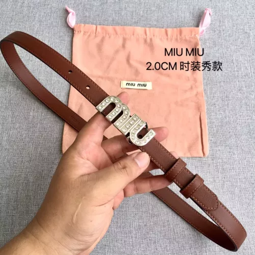 MIU MIU AAA Quality Belts In 2.0cm For Women #1328589