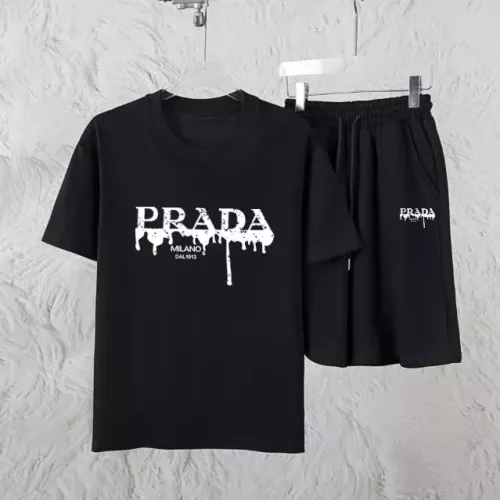 Prada Tracksuits Short Sleeved For Unisex #1328590
