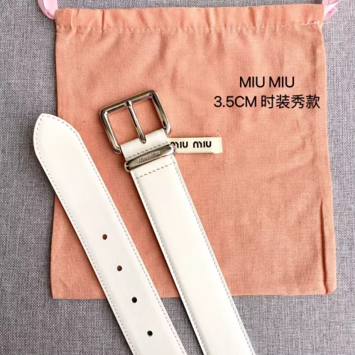 Cheap MIU MIU AAA Quality Belts In 3.5cm For Women #1328609 Replica Wholesale [$52.00 USD] [ITEM#1328609] on Replica MIU MIU AAA Quality Belts
