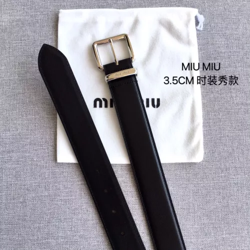 Cheap MIU MIU AAA Quality Belts In 3.5cm For Women #1328611 Replica Wholesale [$52.00 USD] [ITEM#1328611] on Replica MIU MIU AAA Quality Belts