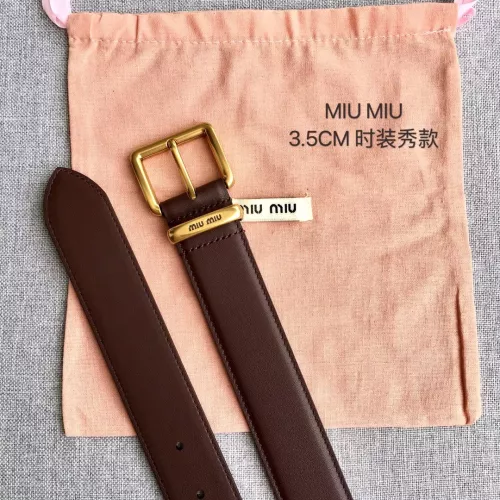 Cheap MIU MIU AAA Quality Belts In 3.5cm For Women #1328614 Replica Wholesale [$52.00 USD] [ITEM#1328614] on Replica MIU MIU AAA Quality Belts